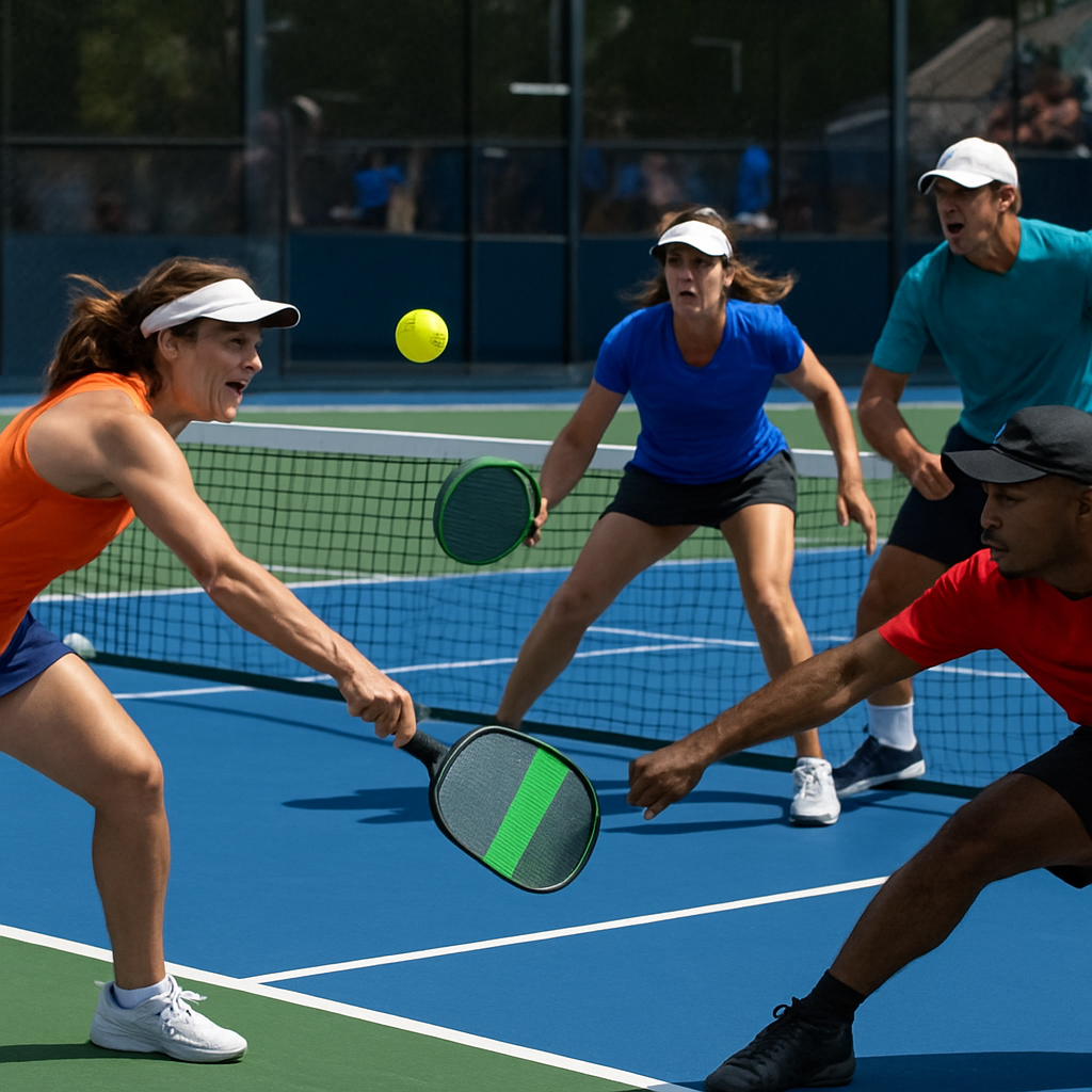 Players in action